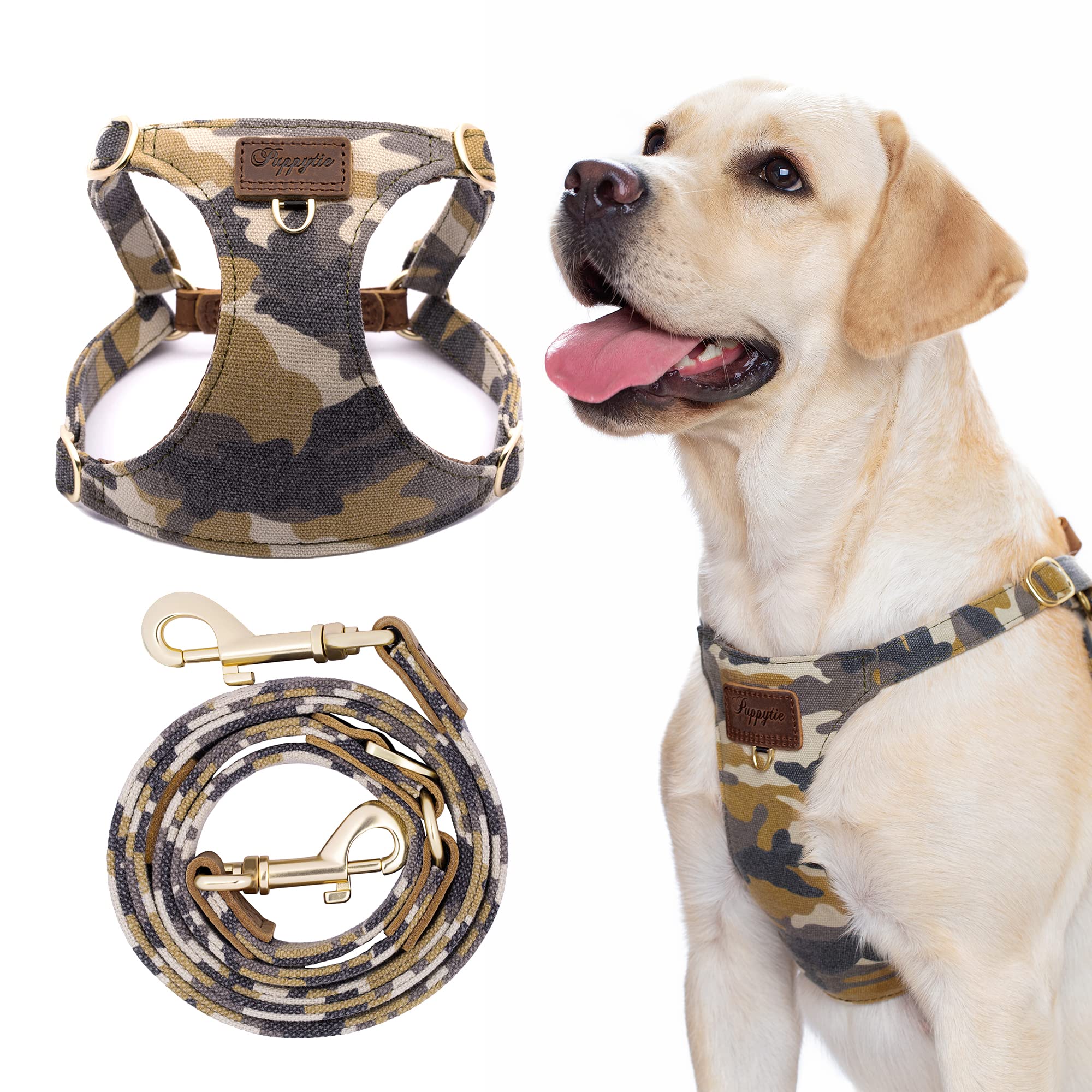Puppytie arnés para perro grande con ajuste seguro para paseos estables.
