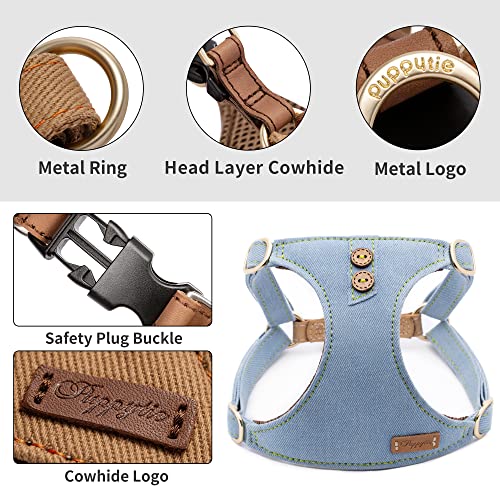 Puppytie arnés grande con tela de nylon suave para caminatas largas