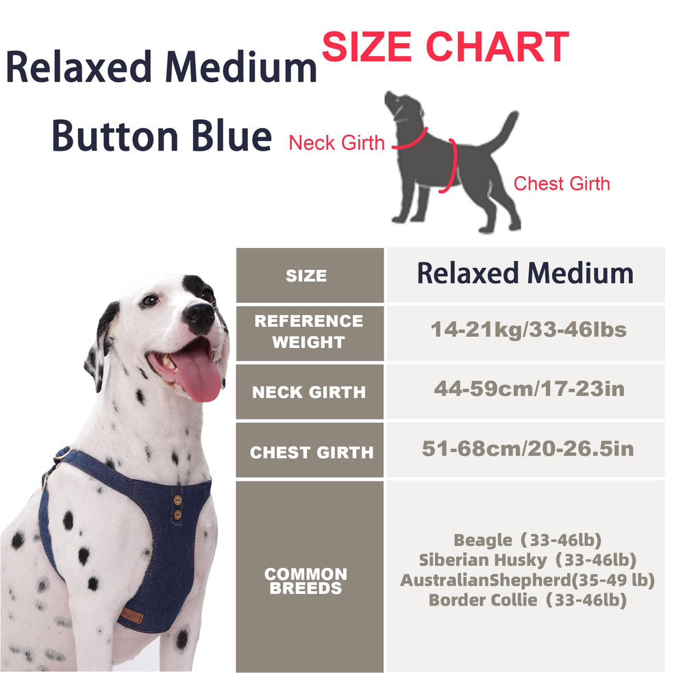 Arnés Puppytie para perro mediano con diseño anti-fuga para seguridad.