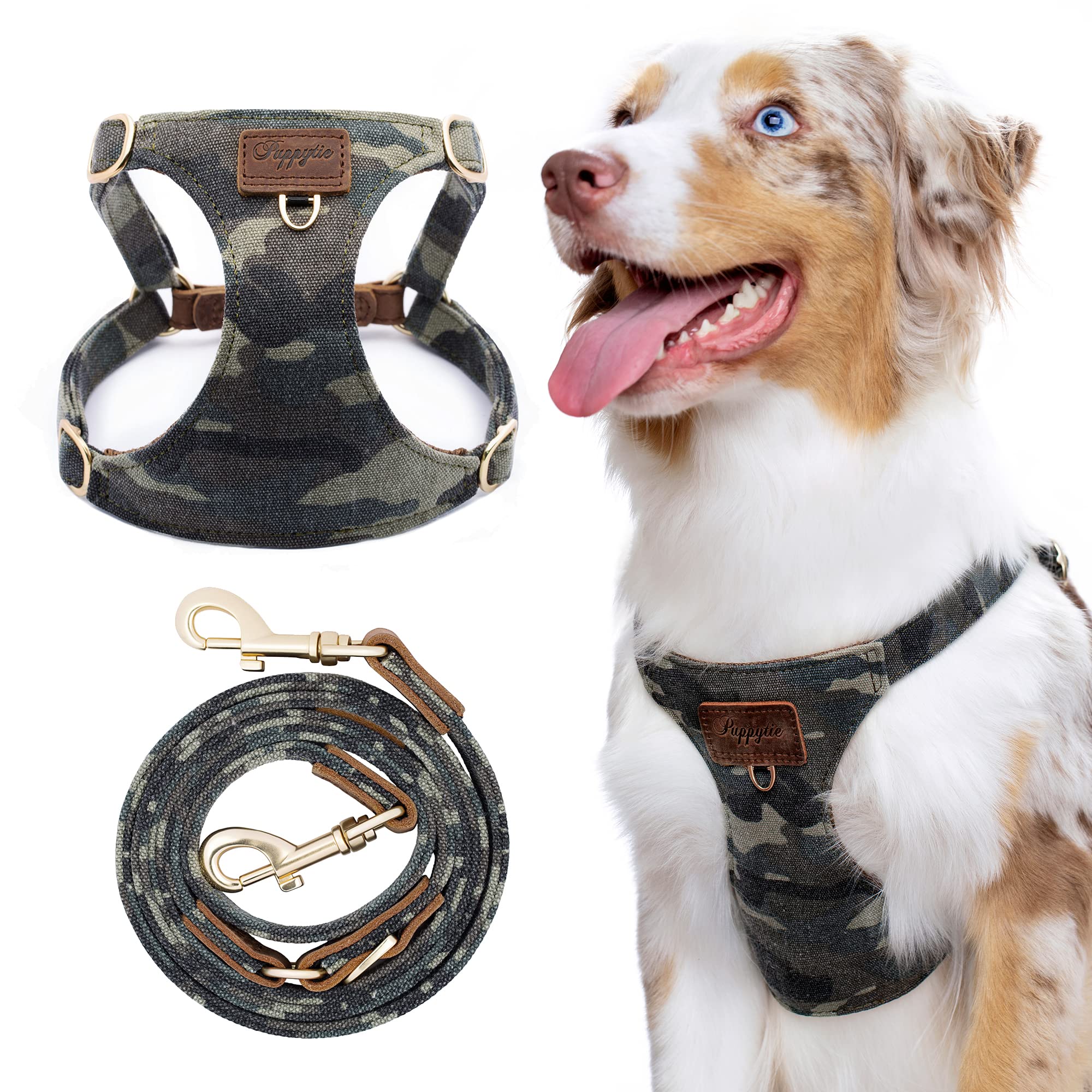 Puppytie arnés para perros sin tirar con ajuste, ideal para paseos tranquilos