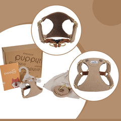 Puppytie ergonomic adjustment buckle protects joints during activity.