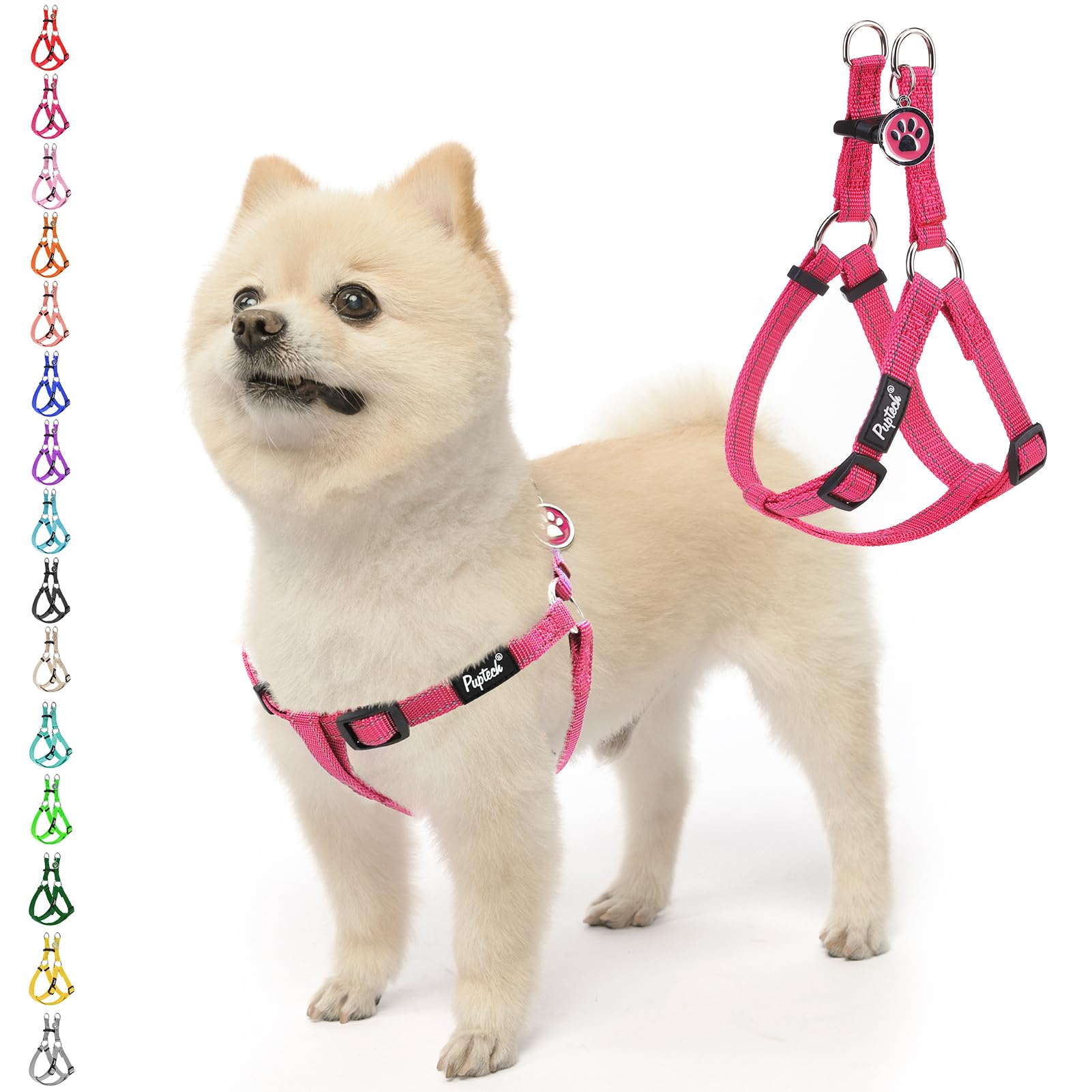 PUPTECK arnés sin tirones para perros, control cómodo durante el paseo.