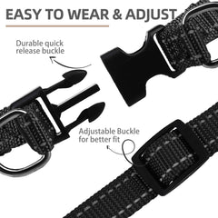 PUPTECK arnés de nylon de alta densidad, duradero para paseos diarios.