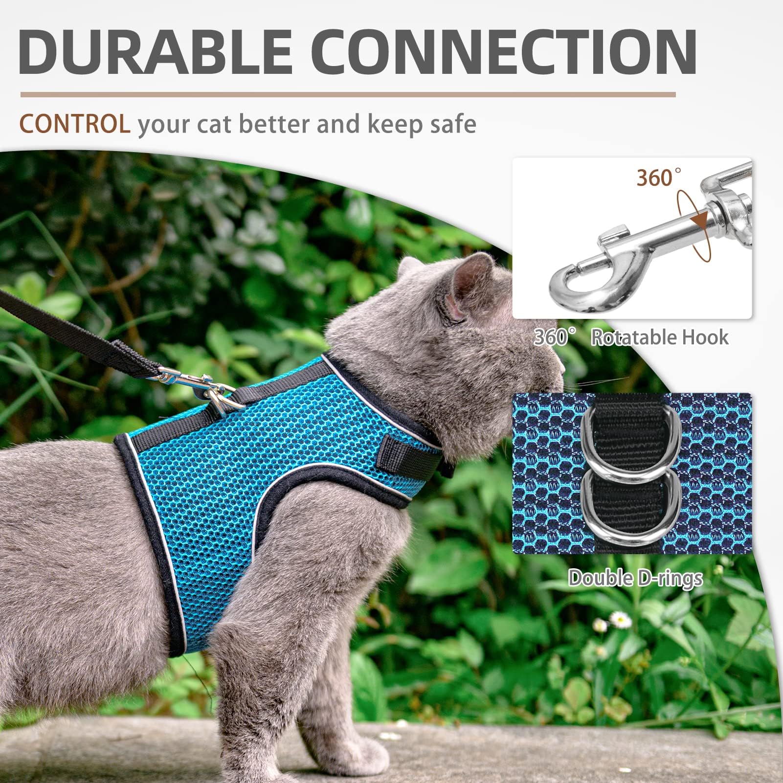 PUPTECK Uso diario en la calle, cómodo y ligero para tu gato.