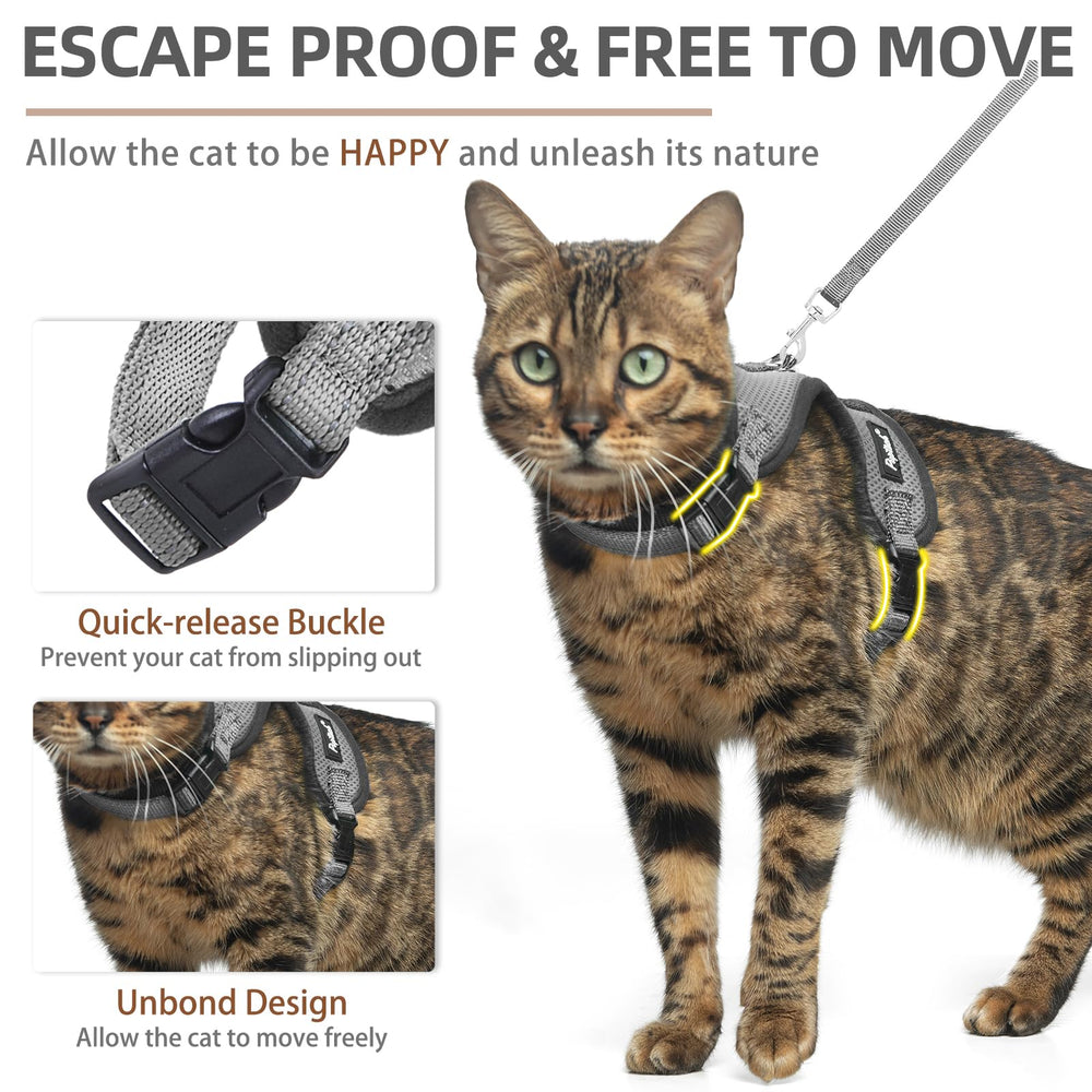 PUPTECK arnés gato confort malla ligera ideal para explorar.