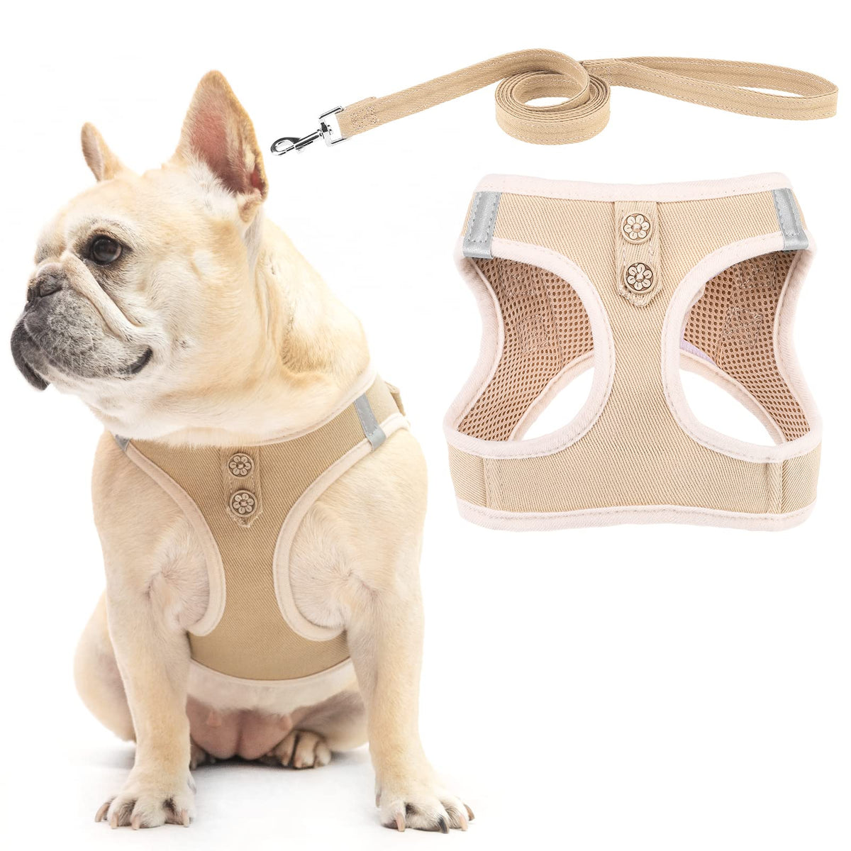 arnes pupteck mezclilla frontal para paseo cómodo