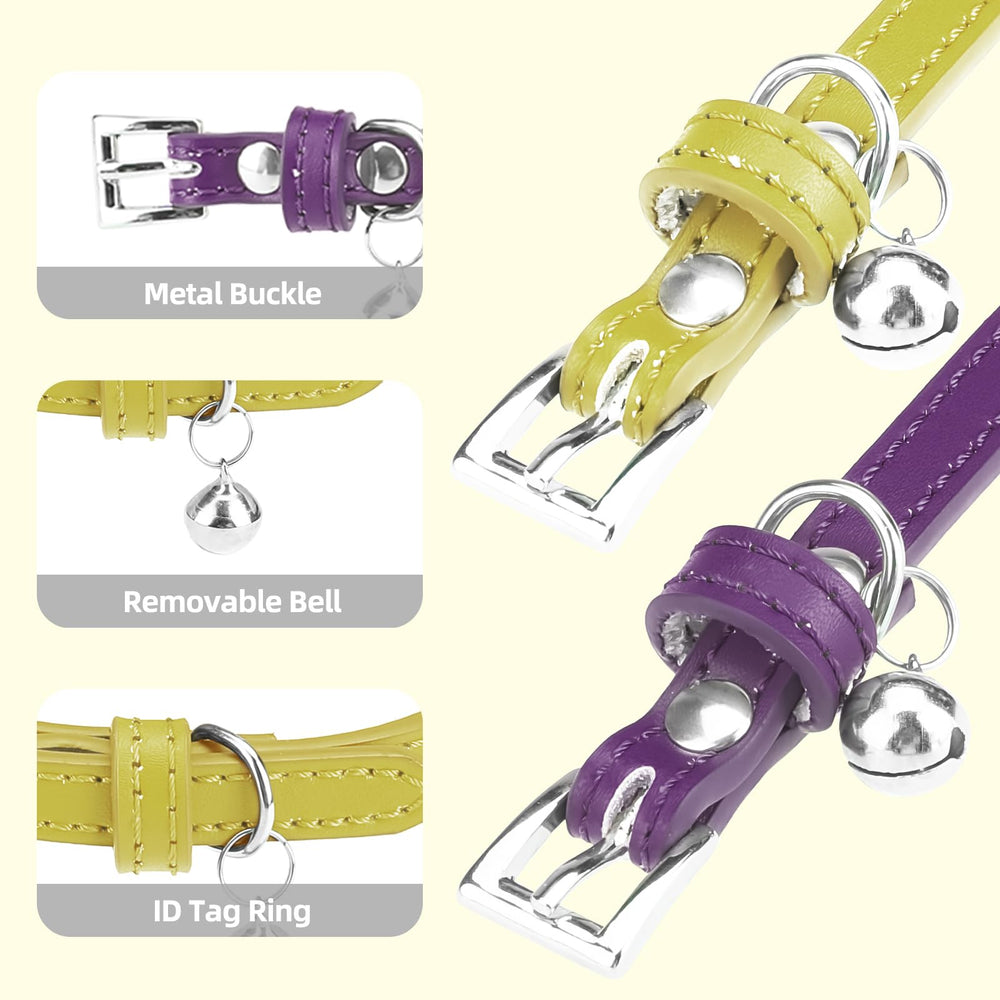 Detalle de campanilla y cierre ajustable del collar PUPTECK