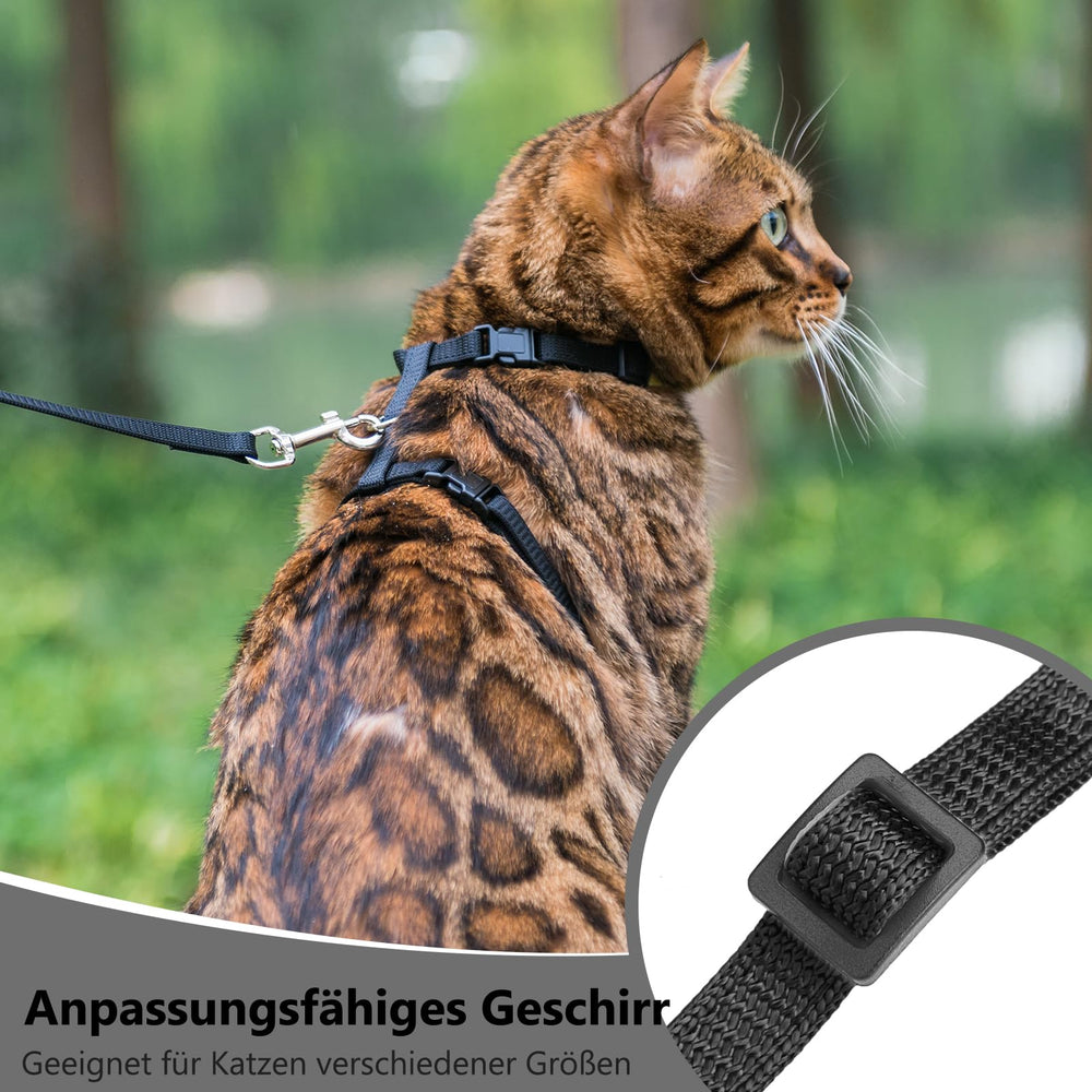 Ajuste de cuello de PUPTECK para gato, fácil de poner.