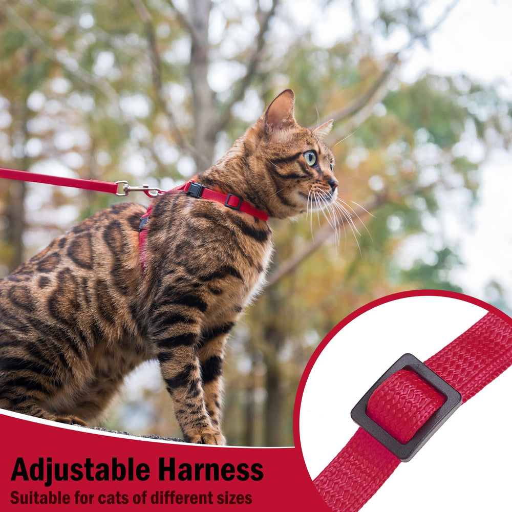 Ajuste de pecho 26-44 cm en arnés PUPTECK para gatos.