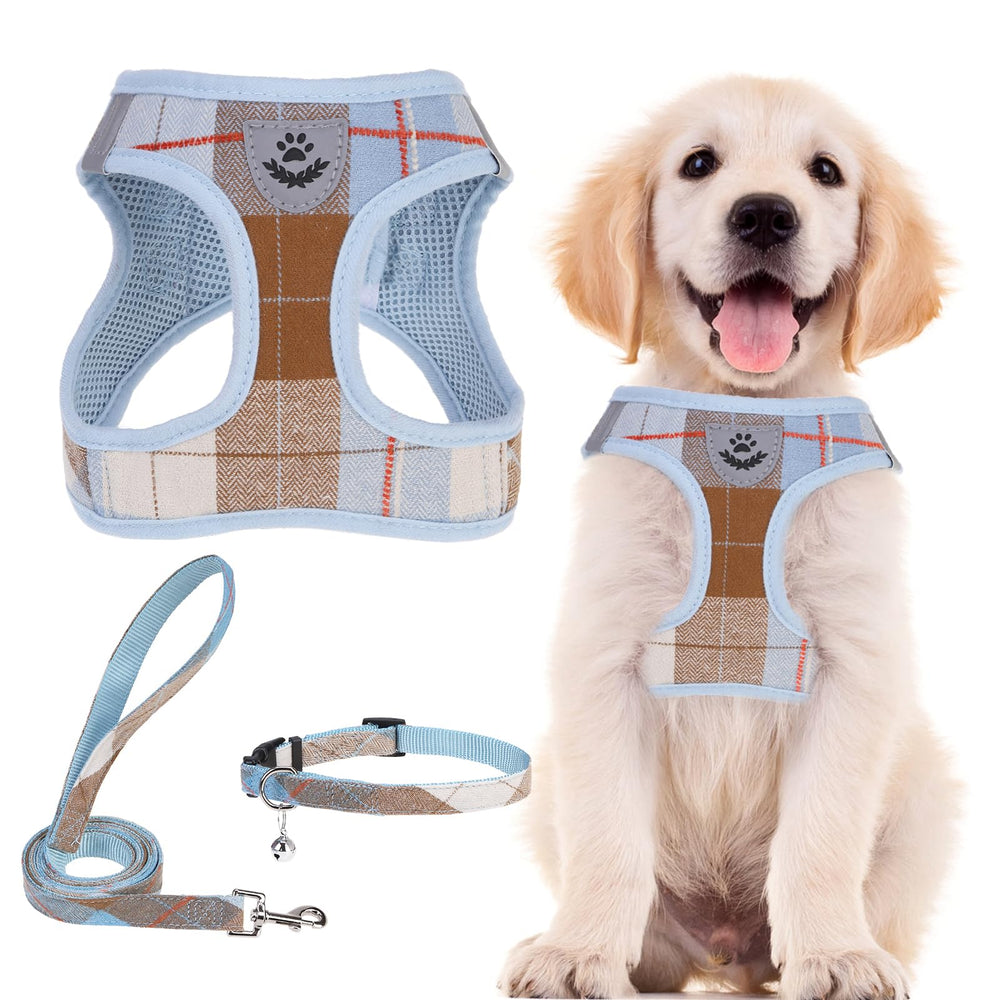 PUPTECK arnés ajustable para perro con malla reflectante, ideal para paseos cómodos