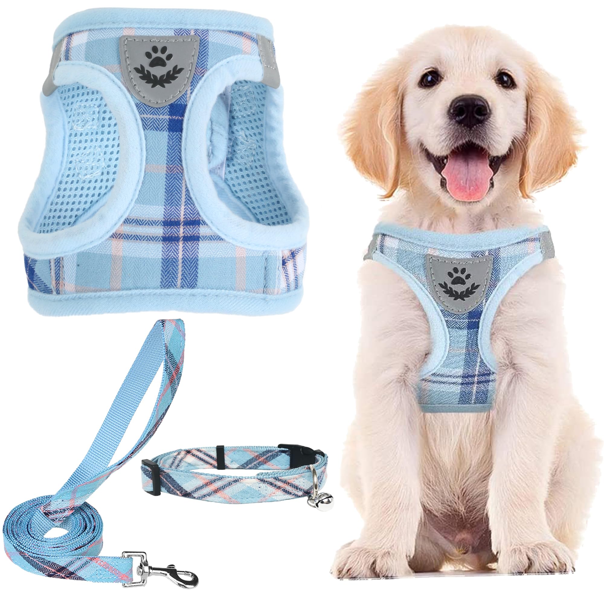 PUPTECK arnés ajuste malla suave para paseos diarios cómodos.
