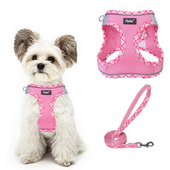 PUPTECK arnés paso-para-perro vista frontal, ligero y cómodo.