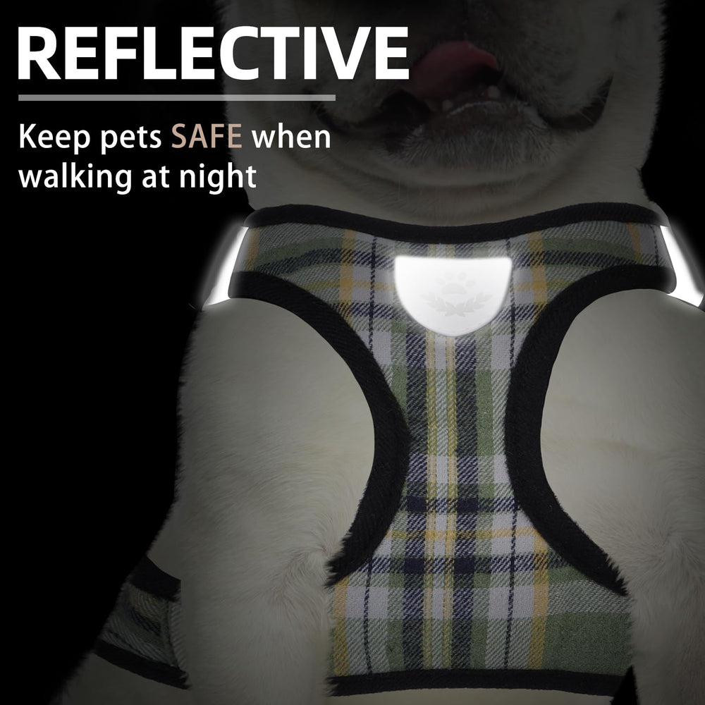 PUPTECK arnés diseño reflectante, mayor seguridad en caminatas nocturnas.