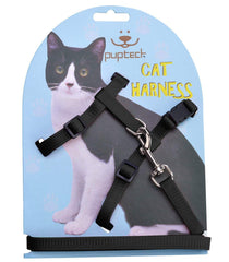Arnés de PUPTECK para gato, ajuste cómodo para paseos diarios.