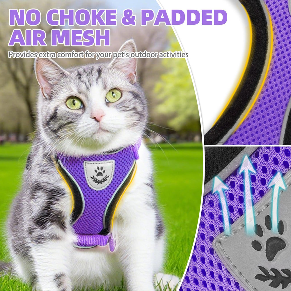 PUPTECK arnés-gato-ajuste-cuatro-puntos con ajuste preciso