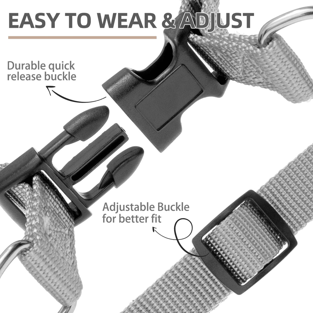 Arnés PUPTECK con material de nylon duradero y suave al tacto.
