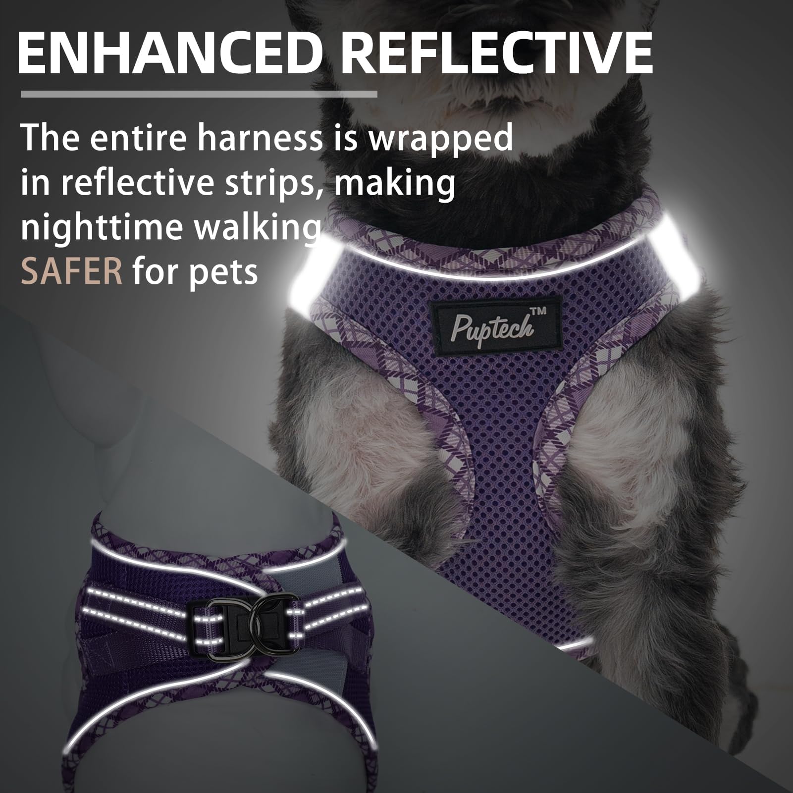Diseño de arnés PUPTECK paso a paso para ponerlo fácilmente.
