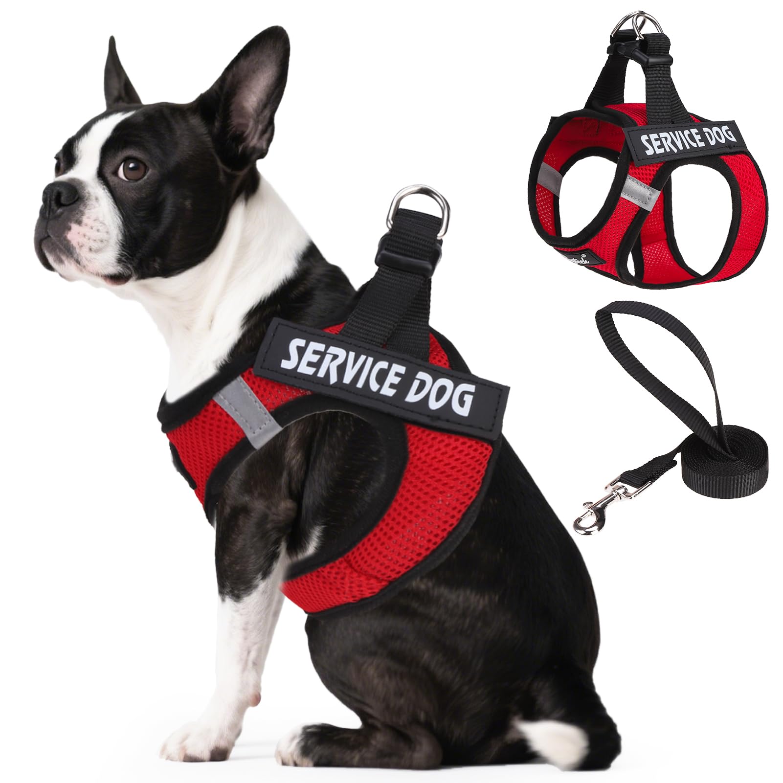 Arnés PUPTECK de paso a entrada en malla suave para mayor comodidad.