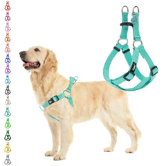 Pupteck No Pull: vista frontal del arnés para paseos con control suave.