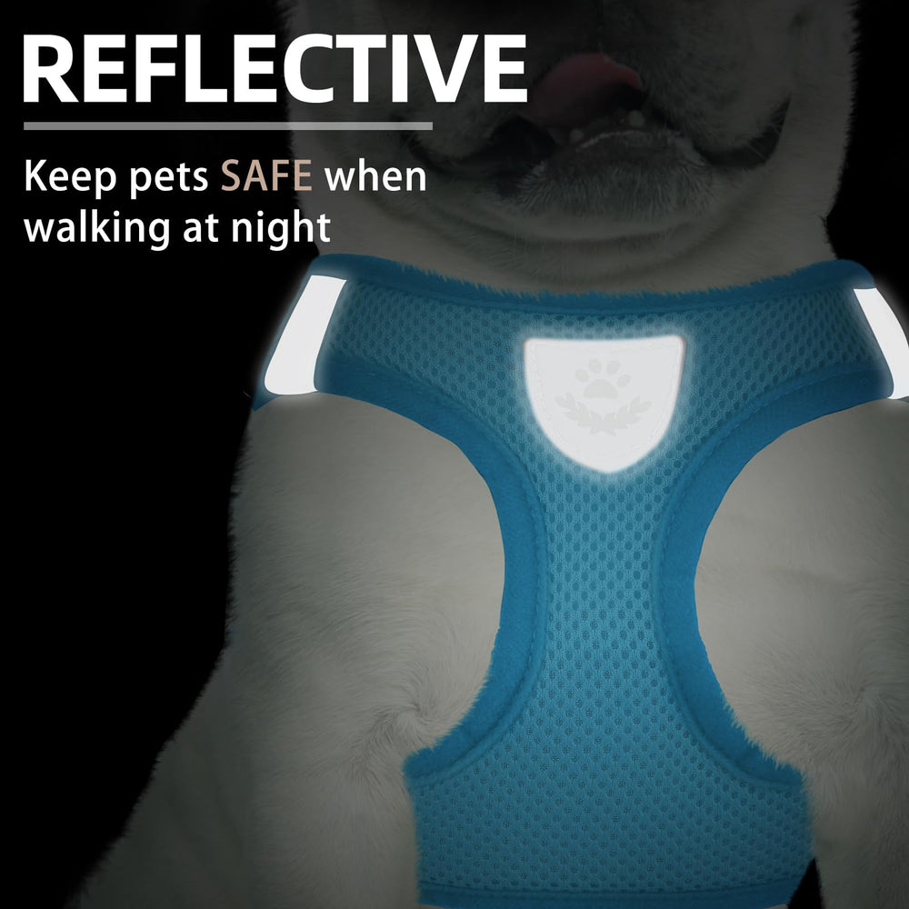 PUPTECK arnés reflectante de dos caras, seguridad en salidas nocturnas.