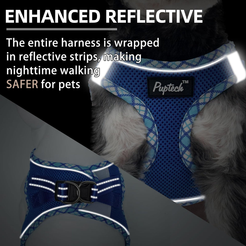 PUPTECK arnés reflectivo mejora visibilidad nocturna y seguridad.