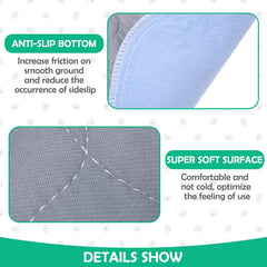 Base antideslizante PUPTECK mantiene el tapete en su lugar
