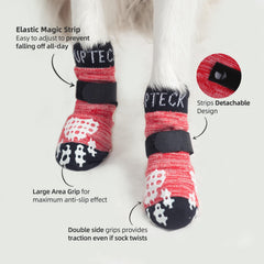 Calcetines antideslizantes PUPTECK con agarre doble en ambos lados para mayor tracción.