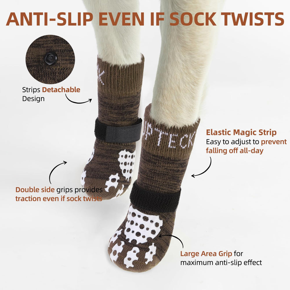 PUPTECK calcetines de doble cara para mayor durabilidad y agarre