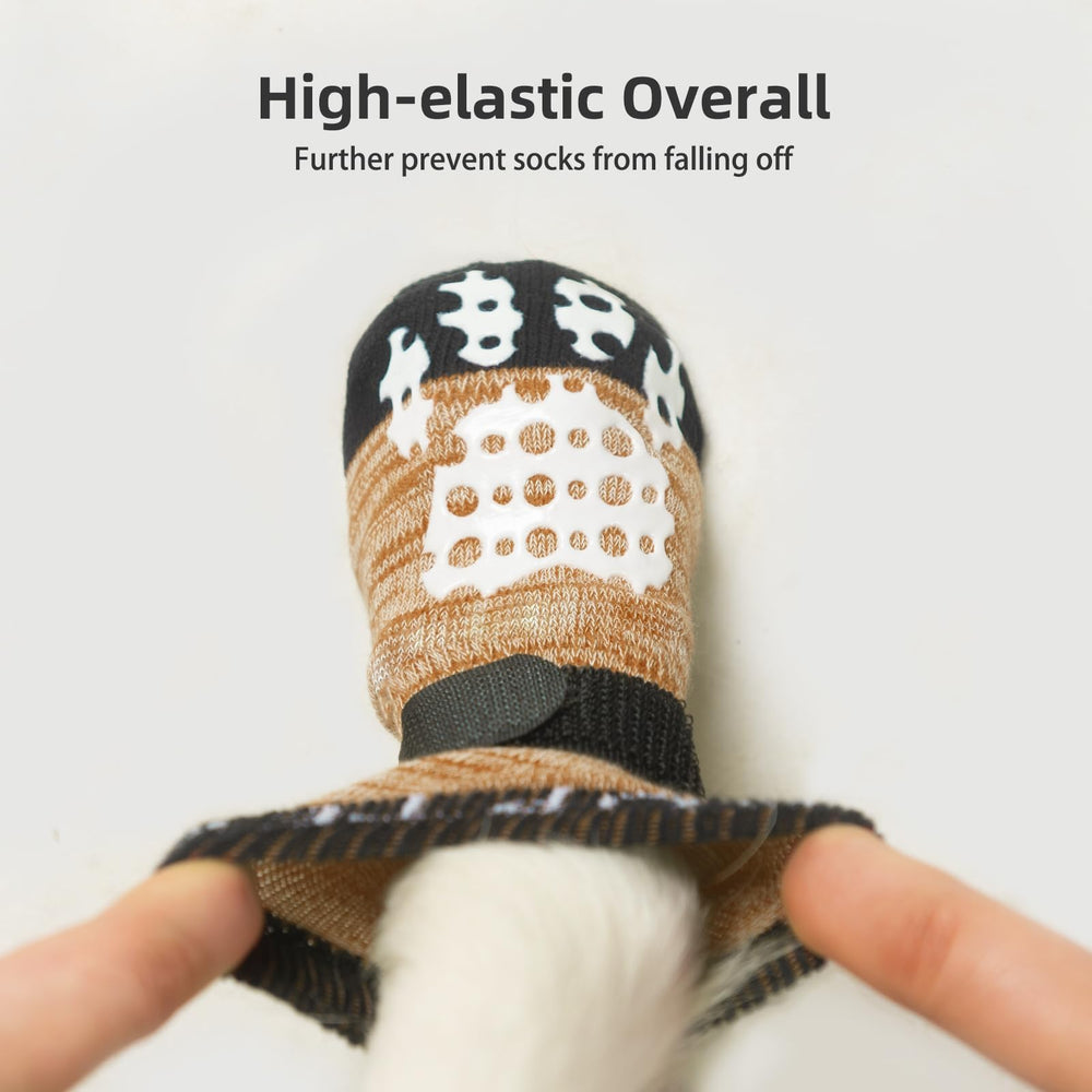 Calcetines PUPTECK con cinta ajustable para ajuste seguro y estable.