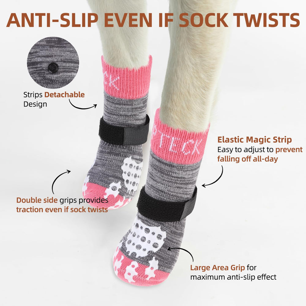 Protección para patas y pavimento caliente con calcetines PUPTECK