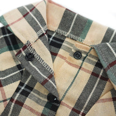 PUPTECK camisa-perro-cuadros-cierre-facil, colocación rápida y cómoda.