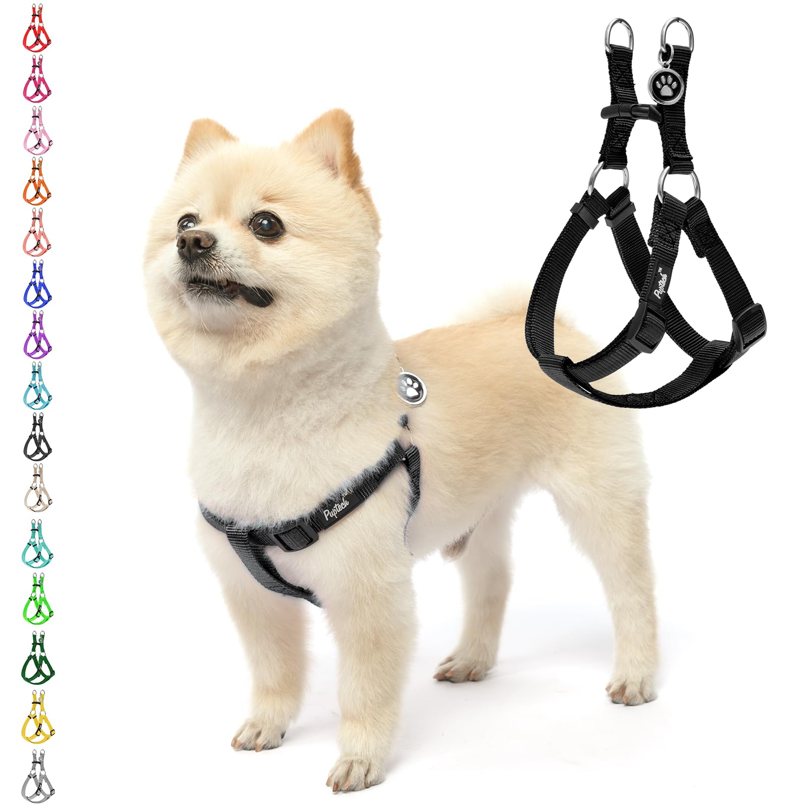 PUPTECK chaleco perro sin tirón XS para paseos tranquilos
