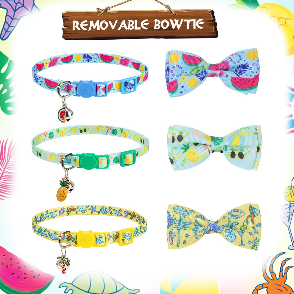 Collar lazo amarillo de PupTeck con piña, ideal para salidas.