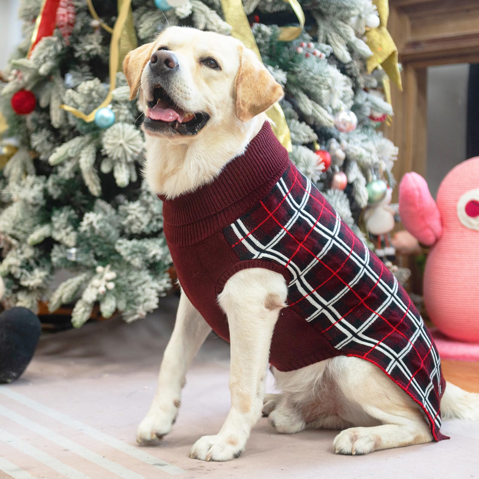 PUPTECK estilo plaid clásico, adecuado para fiestas y reuniones.