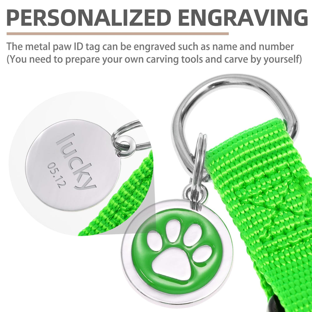 PUPTECK etiqueta ID metal duradera, personalizable y resistente a la corrosión.