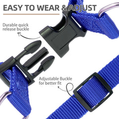 Etiqueta ID metálica frontal del arnés Pupteck para personalización.