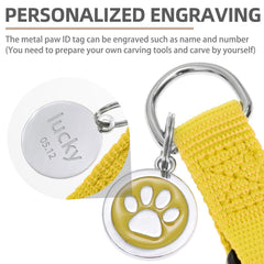 Etiqueta ID metálica PUPTECK para personalizar datos del perro.