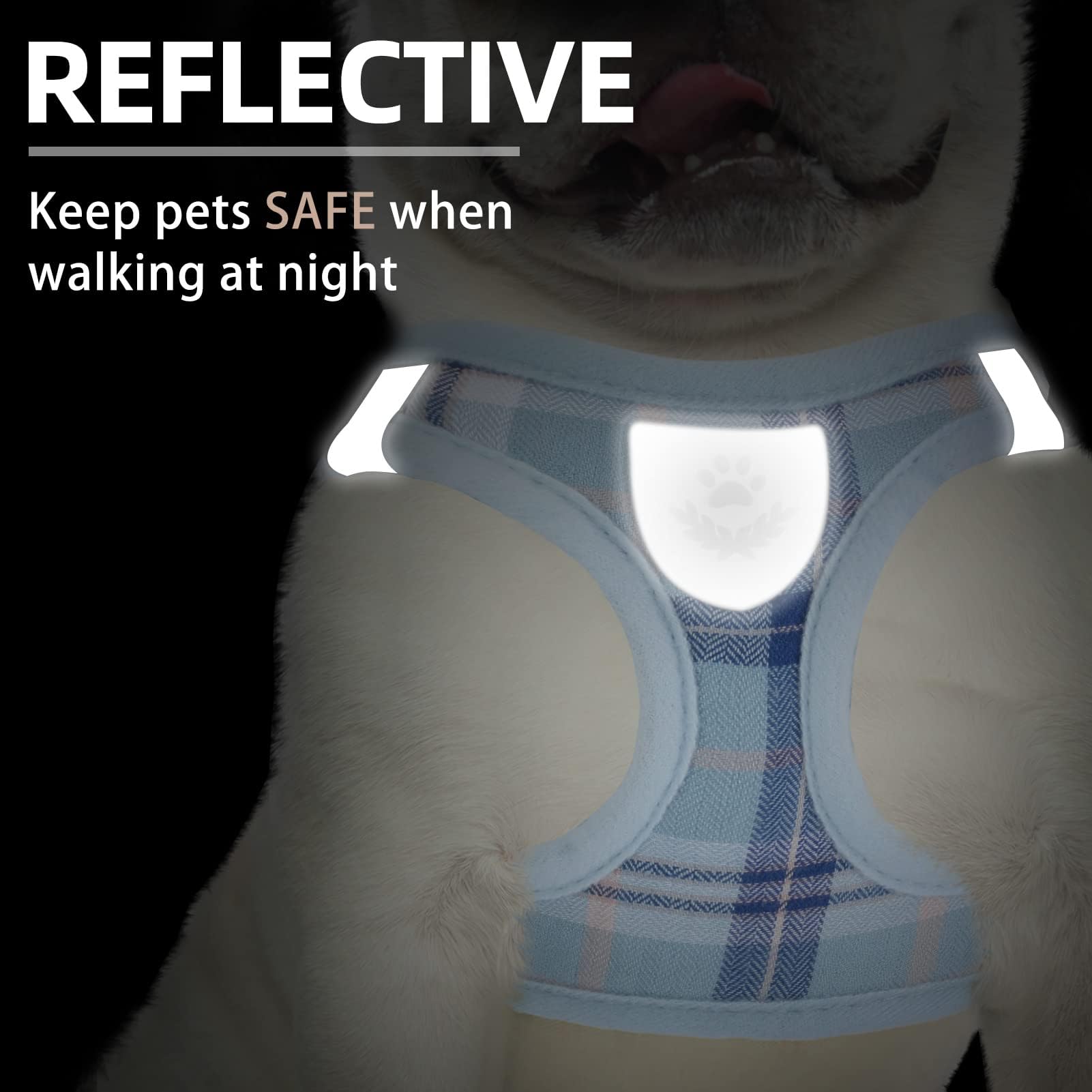 PUPTECK guía de tallas para ajustar pecho y cuello con precisión.