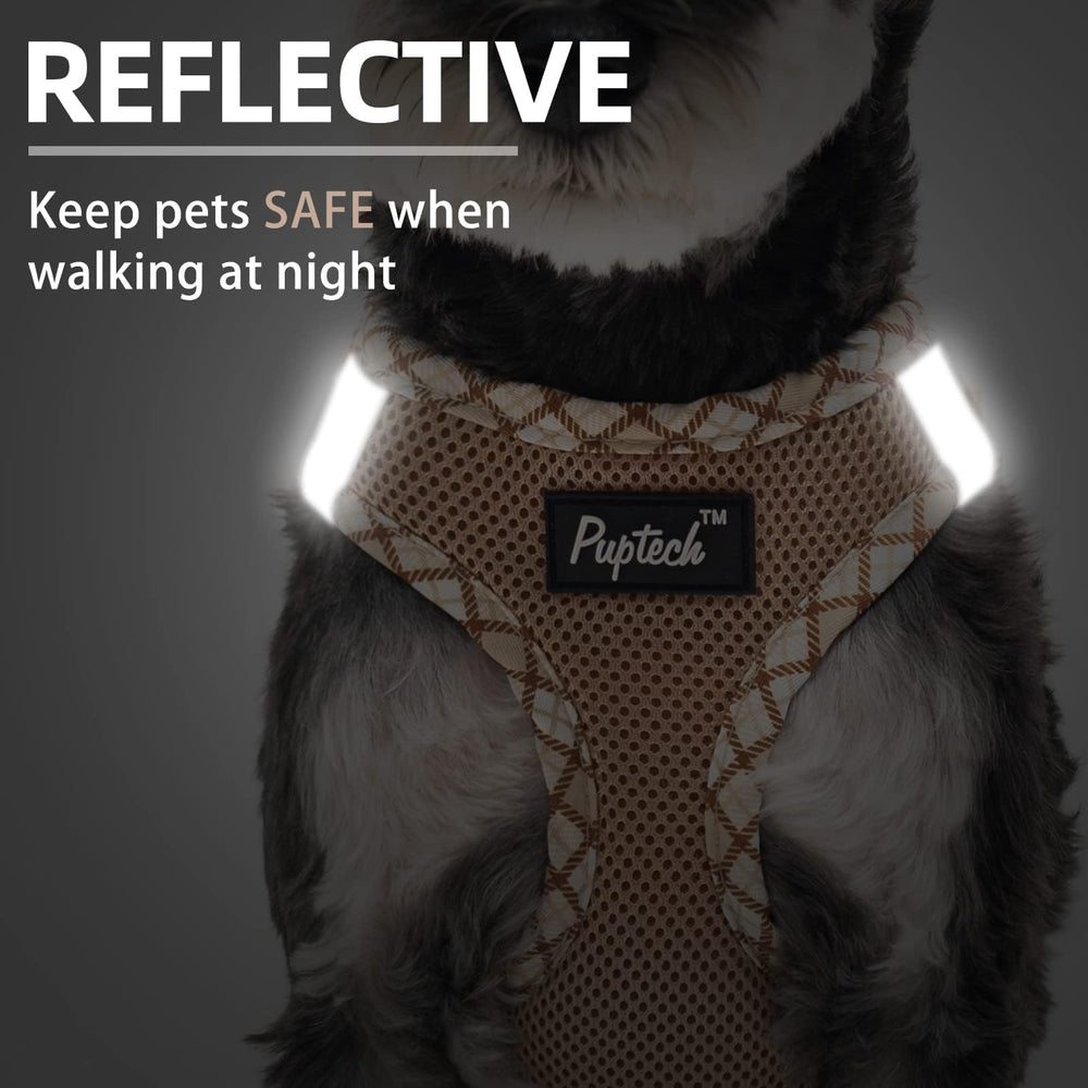 PUPTECK arnés con seguridad triple para mayor control.