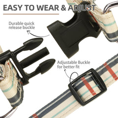 Arnés PUPTECK con nylon duradero para paseos diarios.