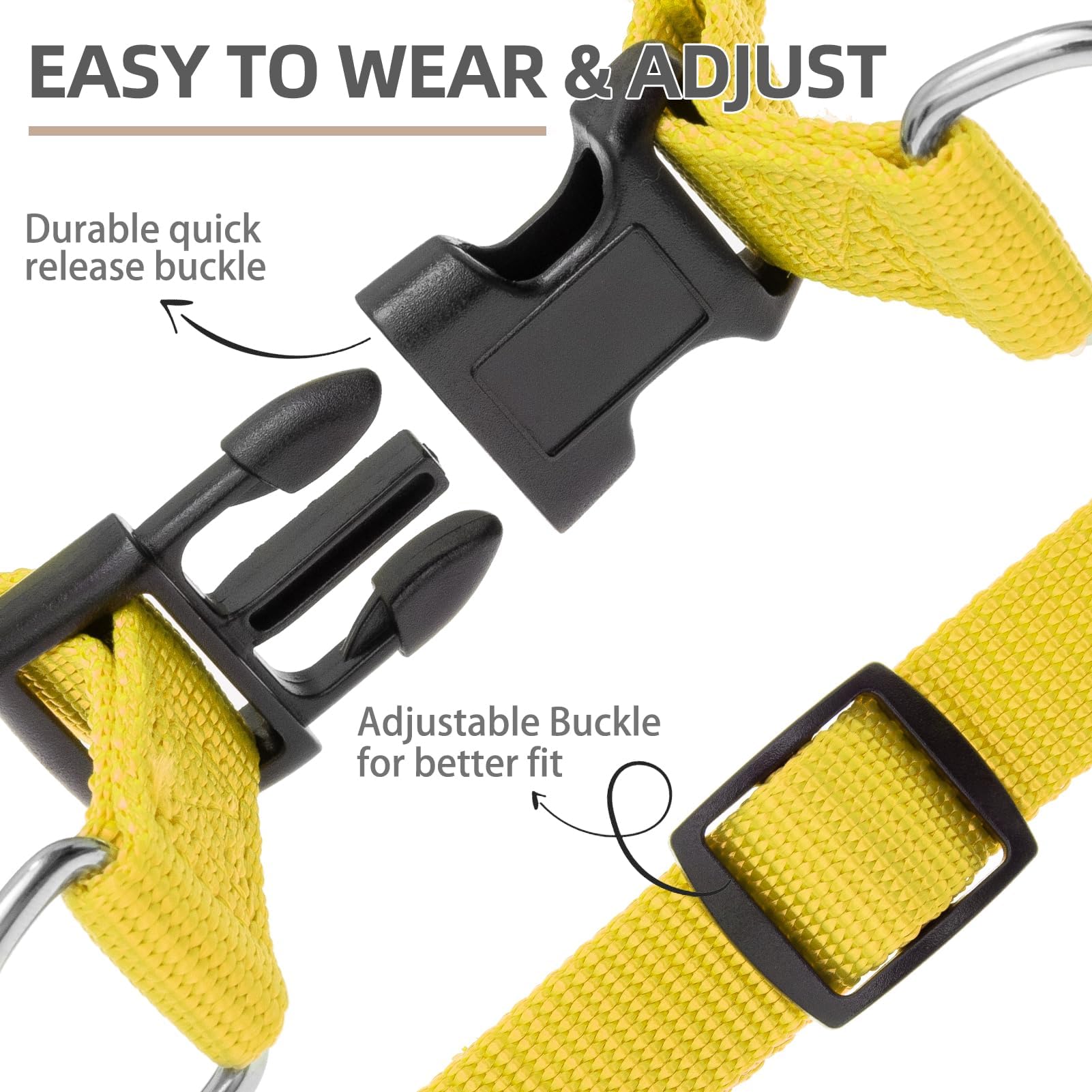 PUPTECK material nailon de alta densidad: durabilidad y comodidad diarias.