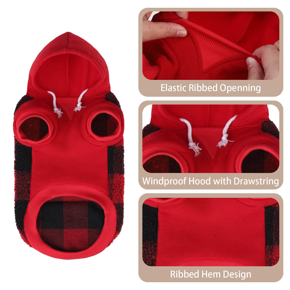 PUPTECK sudadera con capucha, vista capucha, protección contra el viento