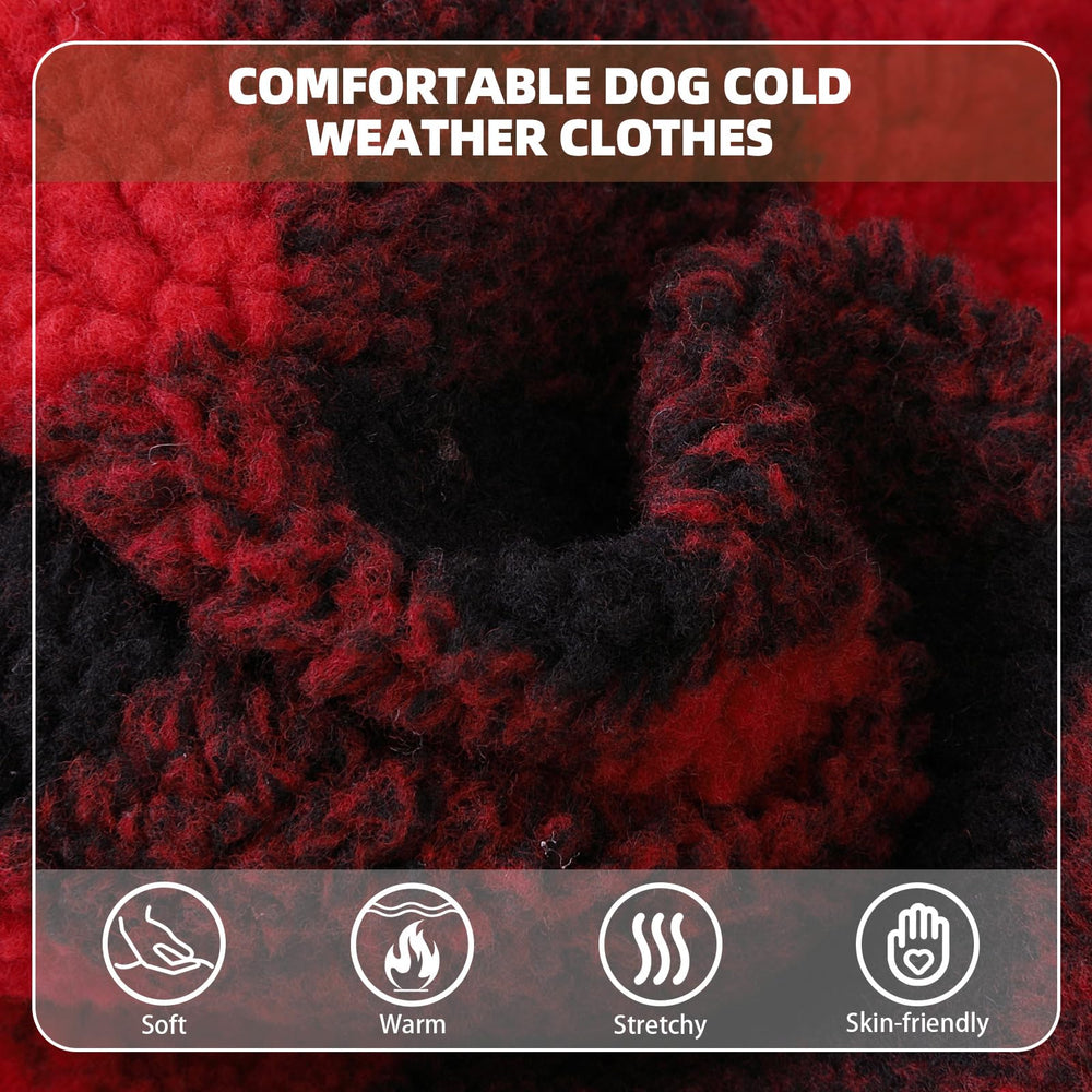 PUPTECK sudadera para perro, vista dorsal, abrigado durante paseos