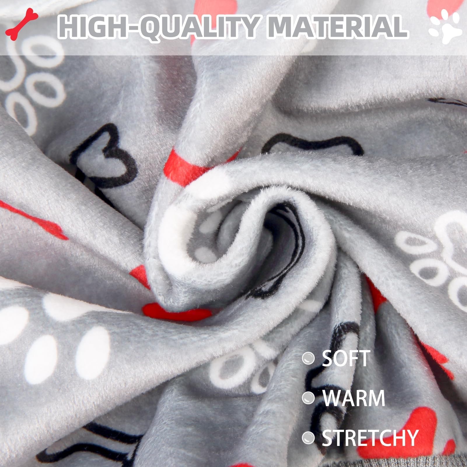 PUPTECK pijama para perro elasticidad-cuello, libertad de movimiento