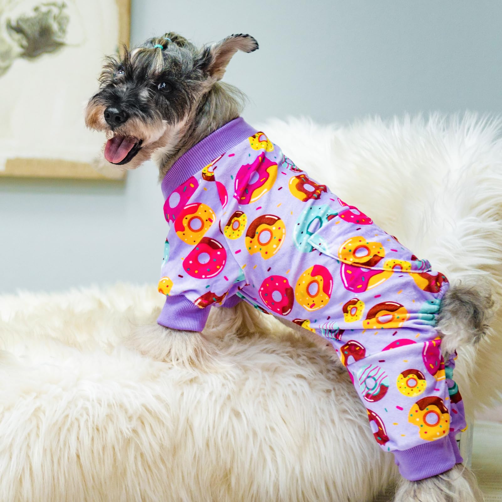 Pupteck pijamas perro lavado fácil, mantenimiento sencillo