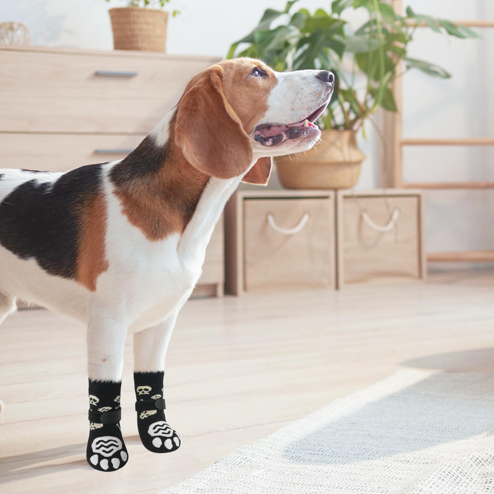 Protección de patitas de PUPTECK con tracción para caminar seguro.