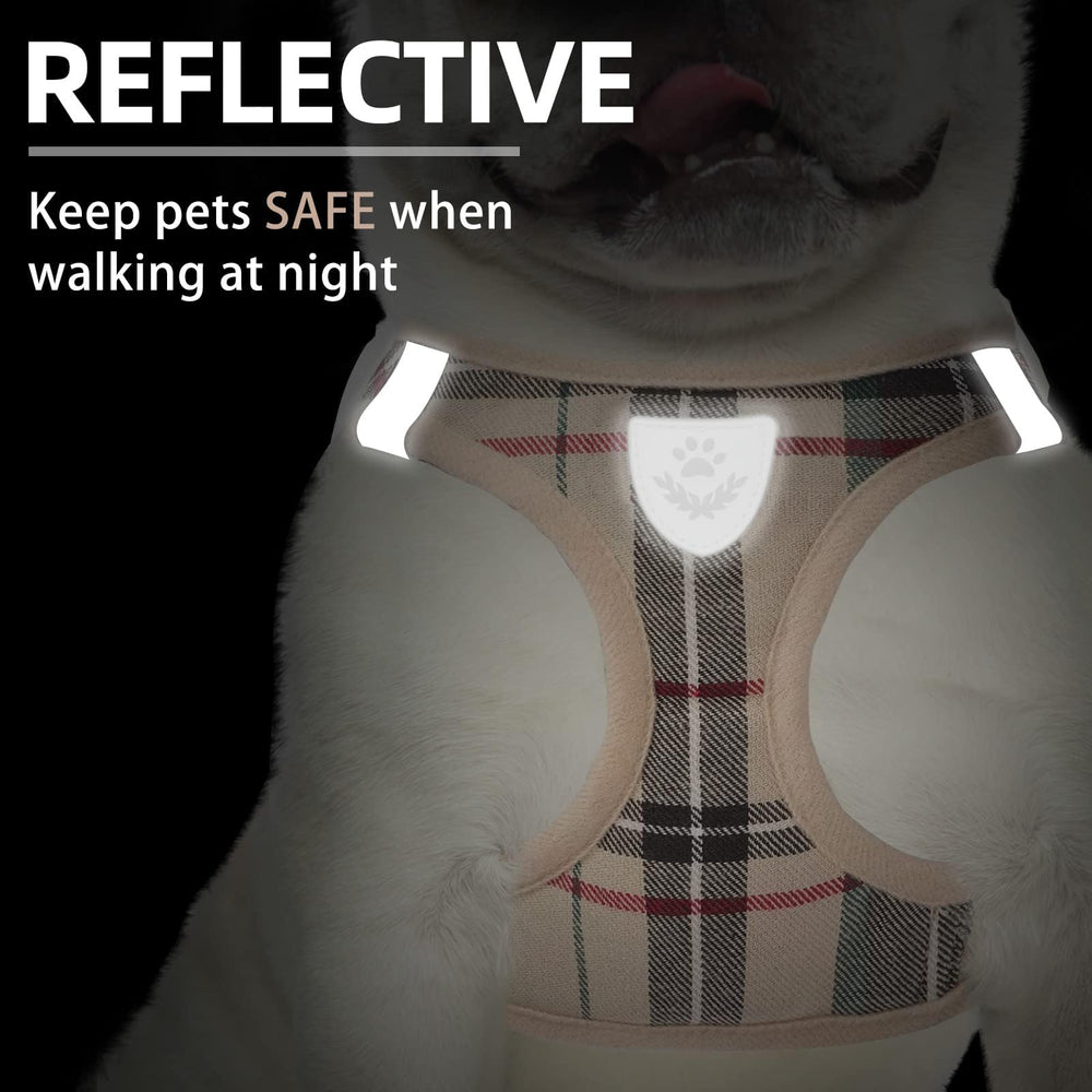 PUPTECK reflectivo de dos lados para mayor visibilidad en la oscuridad.