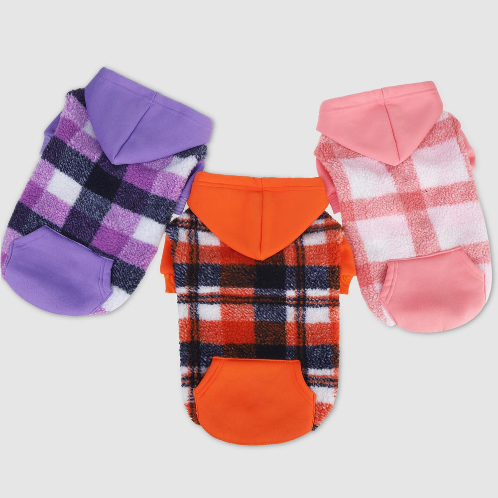 PUPTECK sudadera color naranja, ideal para paseos visibles
