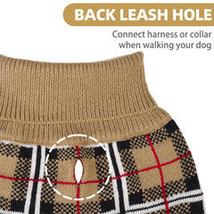 Sudadera PUPTECK con abertura para correa en la espalda para paseos.