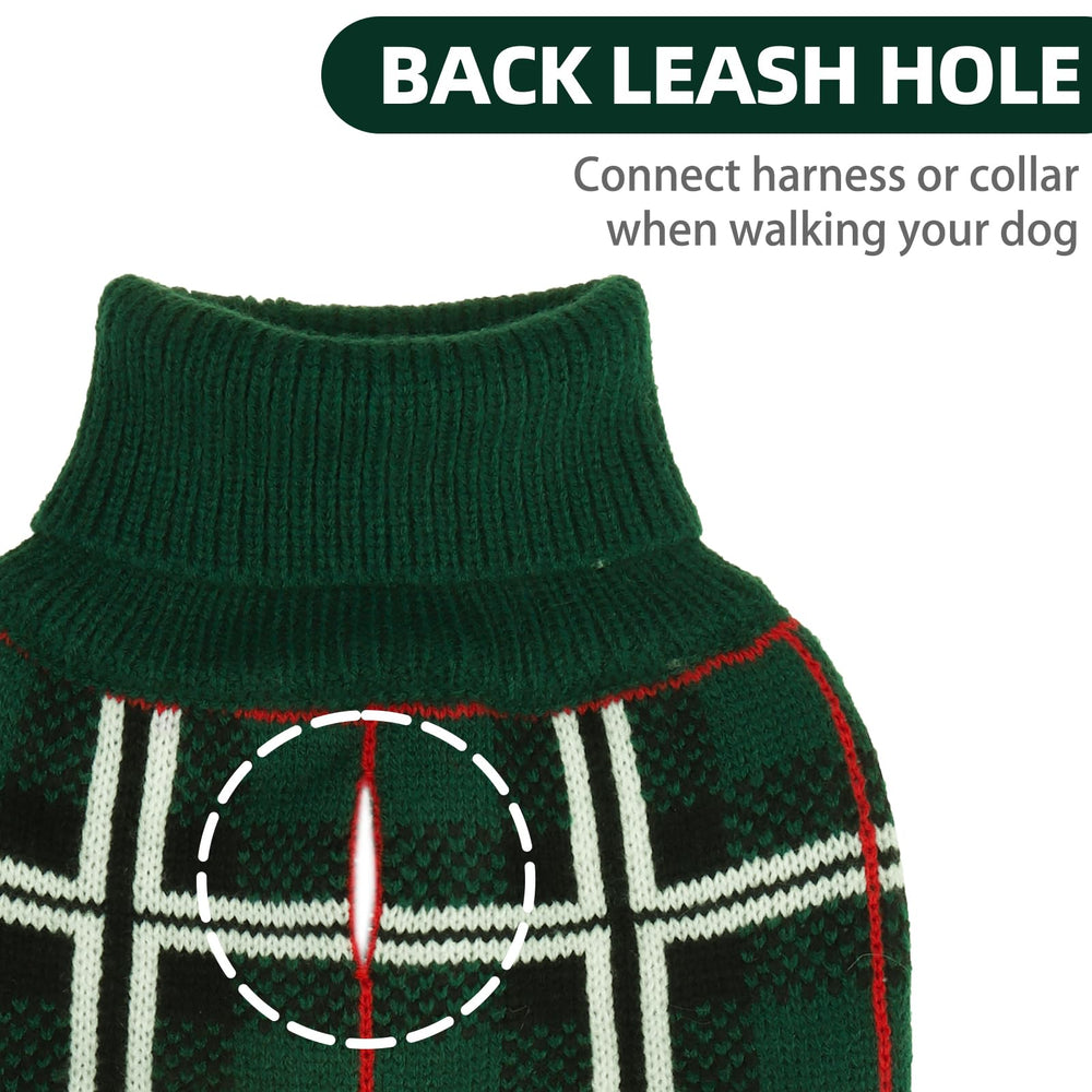 PUPTECK sudadera para perros con cuello alto para mayor calidez.
